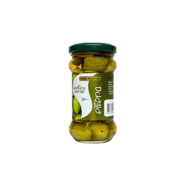 Aceituna-verdes-entera-120gr-Mil-Olivos